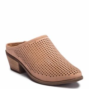 me too zara perforated leather mules